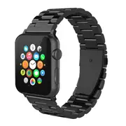 ZUSLAB Apple Watch Stainless Steel Metal Band 41mm 40mm 38mm for Apple Watch Series 8/7/6/5/4/3/2/1 SE - Black