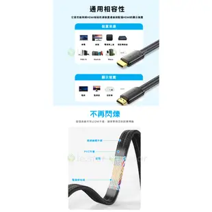 VENTION 威迅 ALK系列HDMI-A公對公8K高清傳輸線 2M 公司貨 轉接線 傳輸線 編織傳輸線