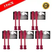 AVIMA Premium SPORTS LACES WITH LOCK – Elastic No Tie Shoelaces Pink - 5 Pack