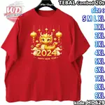 中國新年T恤2024 BIG SIZE CODE HD629 JUMBO 2XL 3XL 4XL 5XL 6XL 7XL