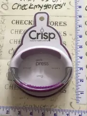 Crisp Garlic Press Crusher Swipe Slicer Crush Slice Kitchen Utensils Tool
