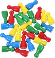 Kisangel 40pcs Chess Pieces Portable Game Tokens for Chess Checkers Easy to Grip Lightweight Travel Friendly Replacement for Board Games