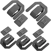 Wall Mounted Slipper Rack Holder 5pcs No Punch Slipper Holder for Bathroom Adhesive Suction Cup Hook Balcony Slipper Hanger