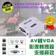 I-wiz 彰唯 PC-132 隨接即用 單向 AV 轉 VGA 影音訊號轉換器 附USB電源線