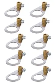 B&P Lamp® Zinc Plated Lug with Set Screw, Slips 1/8 IP, Pack of 10