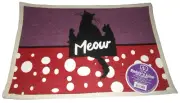 PET PLACEMAT ~ 13" X 19" ~ MEOW~ Water & Stain Resistant