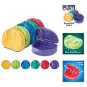 Marble Retainer Cases, Orthodontic Aligner Case, Mouth Guard Holder 3 Pack As...