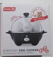 Dash Rapid Egg Cooker - 7 Egg Capacity Hard Boiled, Poached, Omelettes
