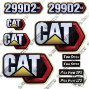 Fits Caterpillar 299D2 XE Decal Kit Skid Steer - CUSTOM Sticker Set - 3M Vinyl!