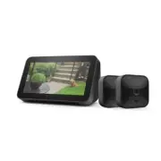 New Blink Weather Resistant Wireless HD Security 2 Cameras w/ Echo Show 5 Bundle