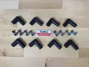 (8) 8mm Ignition Spark Plug Boots & Terminals 90 degree right angle Made in USA