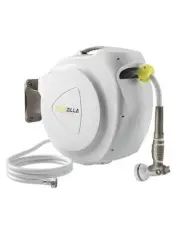Retractable Garden Hose Reel 65FT +6FT 5/8", Durable Wall Mounted Water Hose