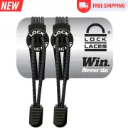 Lock Laces - Elastic No Tie Shoelaces 1 Size Fits All for Kids Adults Tieless Sh