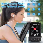 1.77" Bluetooth HiFi MP3 Player FM Radio Audio Recorder Music Player with Clip