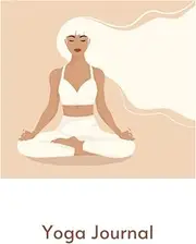 Woman with Long White Hair Wearing White in Lotus Pose Yoga Notebook to Capture Sessions: Yoga Journal (6 x 9 inches, 150 pages)