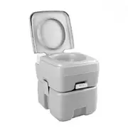 Weisshorn 20L Outdoor Portable Toilet - Grey