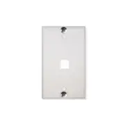 International Connectors and Cable Corp. IC107FFWWH Wall Plate Phone Flush