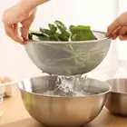 Stainless Steel Colander With Mixing Bowl Strainer Set Microporous Colander Sink