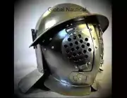 Medieval Gladiator Helmet Provocateur Model Battle Ready 18 gauge Armor Helmet