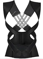 Corrector Back Braces Correction,Lower Scoliosis Adjustable Comfort Invisible Belt Humpback Kyphosis for Unisex