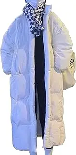 [Generic] Women's Long Lightweight Puffer Young Windproof Quilted Coats Outdoor Casual Coat Windproof Quilted