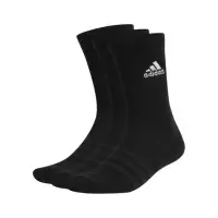 在飛比找momo購物網優惠-【adidas 愛迪達】男女運動中筒襪-三雙入-襪子 長襪 