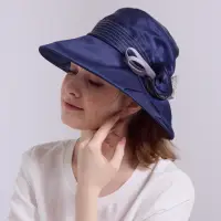在飛比找momo購物網優惠-Superwands日本貴婦精品100%蠶絲帽