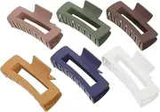WOFASHPURET 6pcs Grip Hair Claw Claw Clip Hair Clips for Women Resin