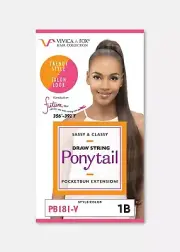 Vivica A Fox Sassy & Classy Drawstring Ponytail PB181-V COLOR 1B