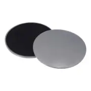 2 Packs Dual Sided Core Sliders Exercise Sliders for Working Out, Grey