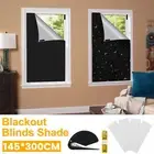Blackout Curtains for Bedroom 118 x 57 Inches Portable DIY Window Blinds◬◬