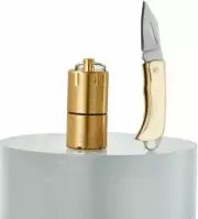 Portable Mini Thumb Lighter Knife Set Field Emergency Survival Tool for Outdoor