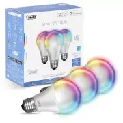 RGBW Smart Light Bulb WiFi Enabled 3 Pack Voice Control with Alexa Google Home