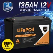 MOBI 135AH LiFePO4 Lithium Iron Phosphate 12V Deep Cycle Battery