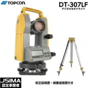 TOPCON DT-307LF Digital Theodolite w/ Tripod Dual Display Laser Pointer Verified