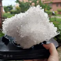 在飛比找蝦皮購物優惠-《惜晶緣》天然 菊花晶簇 1kg 以上 原礦 消磁 白晶簇 