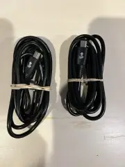 2 NEW OEM MINI USB CABLE DATA SYNC TRANSFER WIRE CELL PHONE CHARGING POWER CORDS