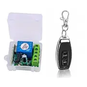 RF Wireless Remote Control Switch relay 433mhz DC 12V 1CH Receiver Module For learning code Transmitter Remote