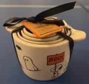 Rae Dunn Halloween Peanuts Snoopy Pumpkin Jack O Lantern Measuring Cups 2024