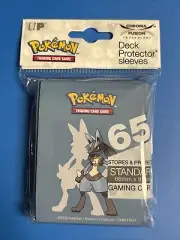 Ultra Pro Pokemon TCG - Deck Protector Sleeves - LUCARIO (65 Sleeves) - New