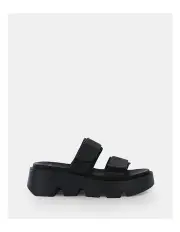 [Novo Shoes] Brennan Slide Sandals in Black