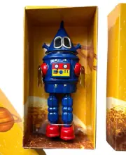 Retro Style Space Robot - Clock Work Metal Wind-Up (BRAND NEW)