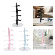 Glasses Holder Riser 4 Pairs Eyewear Shelf Dresser Eyeglasses Display Stand