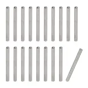 3x35mm Dowel Pins, 20pcs Round Head Flat Chamfered End Dowel Pin