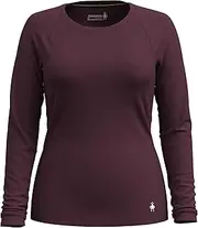 [Smartwool] Women's Classic All-Season Merino Wool Base Layer — Long Sleeve Shirt (Slim Fit)