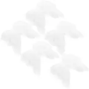 GAROZATION 5pcs Christmas Wings Christmas Tree Decorations Angel Wings Craft Angel Wing for Christmas Tree Angel Wing Ornament Christmas Decorations Crafts Wings White Goose
