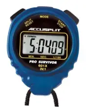 Pro Survivor - A601X Stopwatch, Clock, Extra Large Display Blue