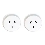 2x Tosca OB Travel Compact Power Adapter Converter Plug - UK/HK Compatibility