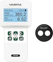 VBR-Plant PAR Meter R,G,B PAR Seperately Daily Light Integral Full Spectrum Quantum for Indoor and Outdoor