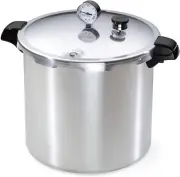 Professional Grade 23 Qt Silver Pressure Canner and Cooker - Model 01781